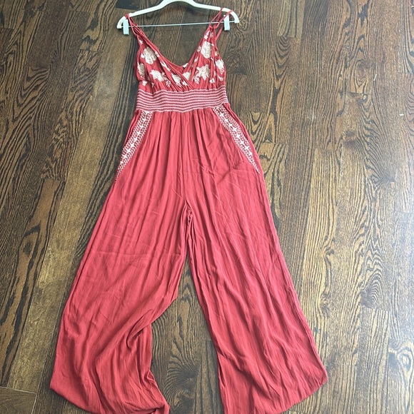 American Eagle Burnt orange jumpsuit size xs - Picture 3 of 7